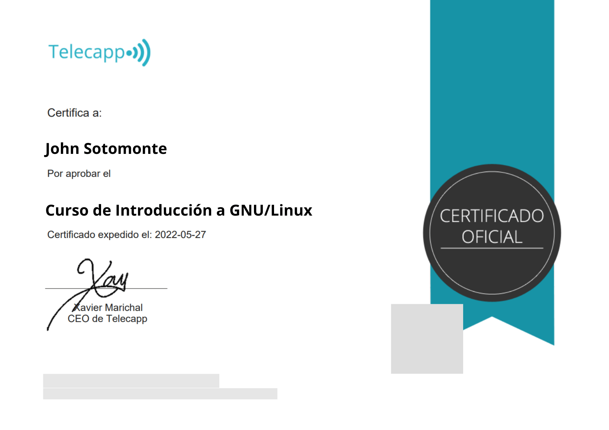 certificado linux
